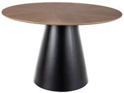 Stół okrągły ANGEL 120 cm dąb czarny SIGNAL