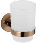 Mexen Remo kubek na szczoteczki, różowe złoto - 7050738-60