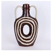 Wazon ceramiczny 39x21,8 brązowy