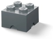 Ciemnoszary dziecięcy pojemnik LEGO® Square