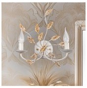 ONLI - Kinkiet COLLANA 1xE14/6W/230V biały/złoty