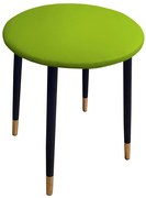 Taboret TRIX D5 limonka podstawa czarna/złota