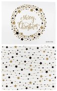 Zestaw 2 bawełnianych mat stołowych ze świątecznym motywem Butter Kings Stars Wreath, 45x35 cm