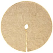 Dywanik pod choinkę brokatowy, Ø 90 cm