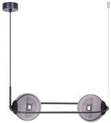 Lampa wisząca nad stół z grafitowymi kloszami - 18X A200 F8-C65