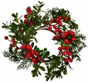 Świąteczny wieniec dekoracyjny Navara, 30 cm
