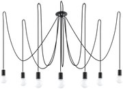 Designerski żyrandol 7 kloszy E829 C1-R62