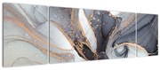 Obraz - Szary marmur (170x50 cm)