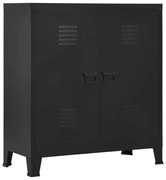 Czarna szafa biurowa B9-A07
