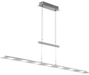 Metalowa lampa wisząca LED ze ściemniaczem w kolorze srebra Largo – Fischer &amp; Honsel