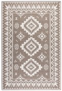 Dywan zewnętrzny dwustronny Gemini kremowo-brązowy 80 cm x 150 cm