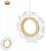 LAMPA SUFITOWA WISZĄCA LED LHJ102-1CP ZŁOTA