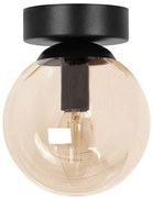 Bursztynowa szklana nowoczesna lampa sufitowa - A687 A7-T35