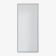 Lustro Ścienne 60x140 Cm W Aluminium Kaoze Czarna - Sklum