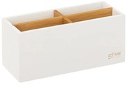 Biały organizer z 4 przegródkami NATUREO