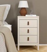 Szafka nocna z 3 szufladami Madrid, kaszmir mat