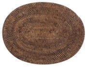 Brązowa rattanowa mata stołowa Tiseco Home Studio, 30x40 cm