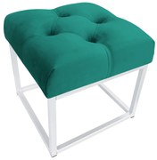 Pufa CHESTERFIELD LOFT ławka postawa biała MG20