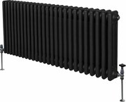 Tradycyjny grzejnik 3-kolumnowy - 600 x 1192 mm - czarny