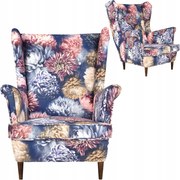 Fotel uszak skandynawski Ari Print Family Meble