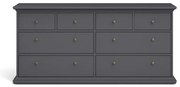 Szara niska komoda 183x87 cm Paris – Tvilum
