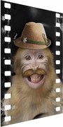 Plakat Małpa w kapeluszu 60x90 cm bez ramy bez marginesu ARTGEIST B