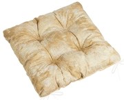 Bellatex Poduszka Adéla pikowana Skóra wężowabrązowa, 40 x 40 cm
