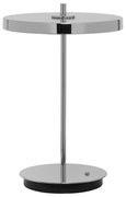 Lampa stołowa LED ze ściemniaczem w kolorze srebra z metalowym kloszem (wysokość 31 cm) Asteria Move – UMAGE