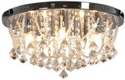 Okrągła lampa sufitowa w stylu glamour - 8X EX811 A5-T01