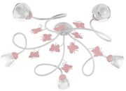 ONLI - Dziecięcy żyrandol natynkowy BUTTERFLY 5xE14/6W/230V