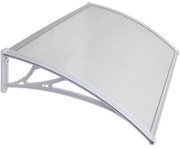 Aldotrade Daszek nad drzwi 120 x 80 cmniepodzielony La grada, przezroczysty