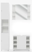 Zestaw mebli łazienkowych biały 60x32x54 fynn