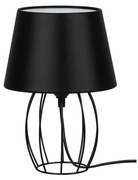 Spot-Light 7666104 - Lampa stołowa MANGOO 1×E27/40W/230V czarna