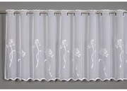 Biała firanka z woalu 140x48 cm Dandelion – Sehlbach
