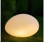 Zewnętrzna dekoracyjna lampa LUMISTONE, 1xE27/15W/230V, IP65, śr. 38 cm