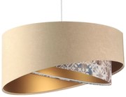 Asymetryczna lampa wisząca welurowa Z0-N50