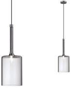 Lampa Sufitowa Wisząca Szklany Klosz APP1702-1CP GREY B