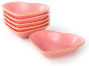 Różowe ceramiczne miski zestaw 6 szt. – Hermia
