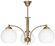 Stylowy złoty żyrandol do pokoju QV-S3