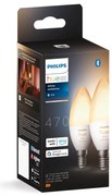 Inteligentne żarówki LED z gwintem E14, 5 W zestaw 2 szt. White ambiance – Philips Hue