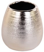 Złoty kubek na szczoteczki, z ceramiki, TRESOR, 9 x 9 cm