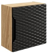 Szafka łazienkowa OCEAN BLACK 83-35-1DQ 35x35cm dąb olejowany/czarna COMAD