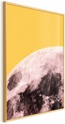 Plakat Słoneczny księżyc 21x30 cm z ramą złotą bez marginesu ARTGEIST B