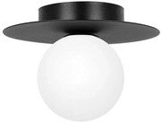 Czarna okrągła nowoczesna lampa sufitowa G1-D07