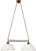 Kolarz 731.82.171 - Żyrandol na lince NONNA 2xE27/75W/230V kwiaty różowe złoto