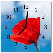 Zegar ścienny kwadrat Mak