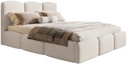 Nowoczesne łóżko welurowe z pojemnikiem 120x200 Z9-D25