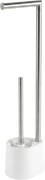 Stojak na papier toaletowy i szczotkę do WC STILK, 63 cm