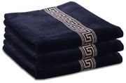 Ręcznik kąpielowy GREEK 70x130 cm czarny, 100% bawełna