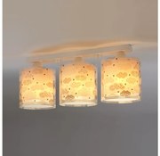 Dalber D-41413S -Lampa sufitowa dziecięca CLOUDS 3xE27/60W/230V